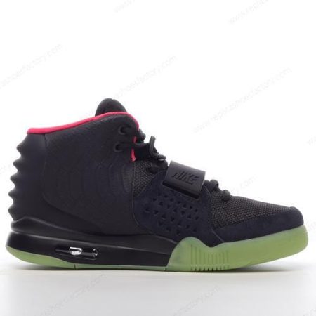 Replica Nike Air Yeezy 2 Men’s and Women’s Shoes ‘Black Red’ 508214-006
