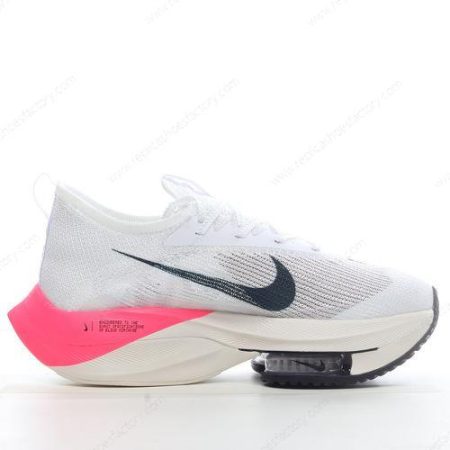 Replica Nike Air Zoom AlphaFly Next Men’s and Women’s Shoes ‘White Black Pink’ DD8877-100