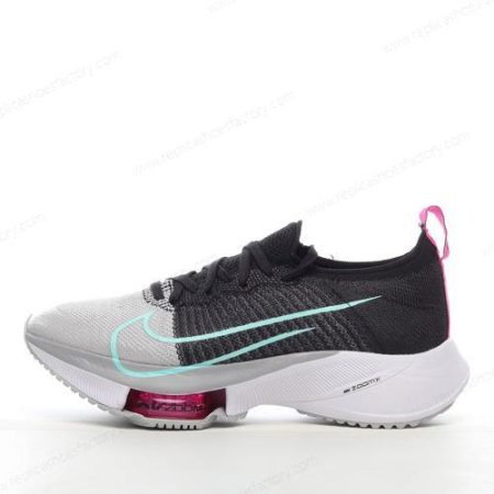 Replica Nike Air Zoom Tempo Next Flyknit Men’s and Women’s Shoes ‘Black Grey Pink’ CI9923-006