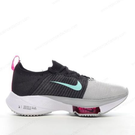Replica Nike Air Zoom Tempo Next Flyknit Men’s and Women’s Shoes ‘Black Grey Pink’ CI9923-006