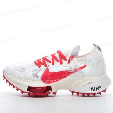 Replica Nike Air Zoom Tempo Next Flyknit Men’s and Women’s Shoes ‘White Black Red’ CV0697-100