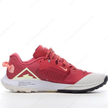 Replica Nike Air Zoom Terra Kiger 6 Men’s and Women’s Shoes ‘Red Grey Yellow White’ CJ0219-600