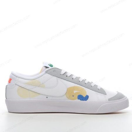Replica Nike Blazer Low 77 Flyleather Men’s and Women’s Shoes ‘White’ DM0882-100