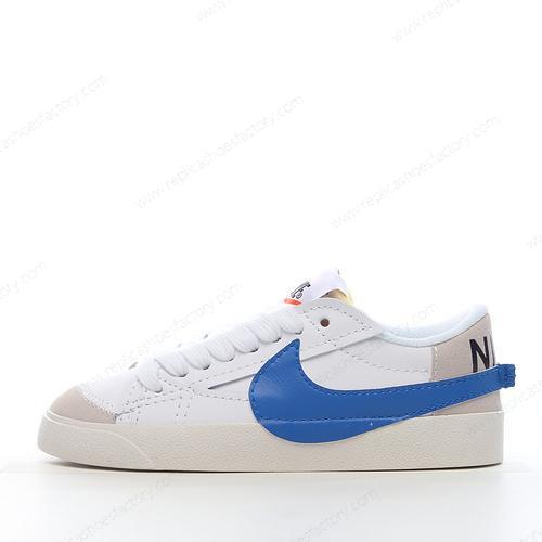 Replica Nike Blazer Low 77 Jumbo Mens and Womens Shoes Blue White DQ8768100