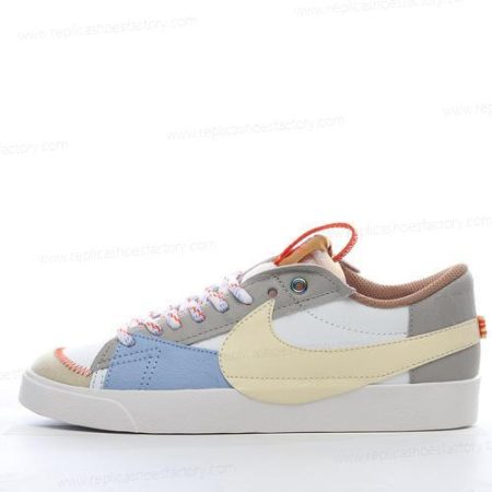 Replica Nike Blazer Low 77 Jumbo Men’s and Women’s Shoes ‘Orange Blue’ DX6043-171