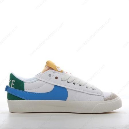 Replica Nike Blazer Low 77 Jumbo Men’s and Women’s Shoes ‘White Blue Red Green’ DQ1470-100