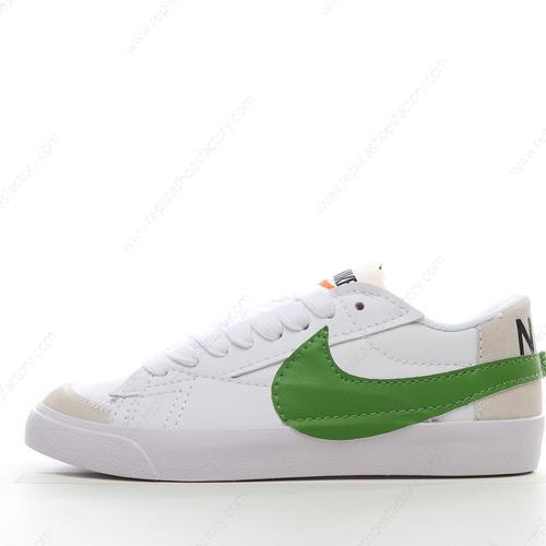 Replica Nike Blazer Low 77 Jumbo Mens and Womens Shoes White Green DV9122131