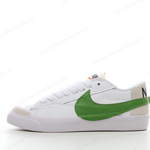 Replica Nike Blazer Low 77 Jumbo Mens and Womens Shoes White Green DV9122131