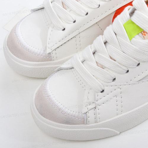 Replica Nike Blazer Low 77 Jumbo Mens and Womens Shoes White Orange DQ1470103