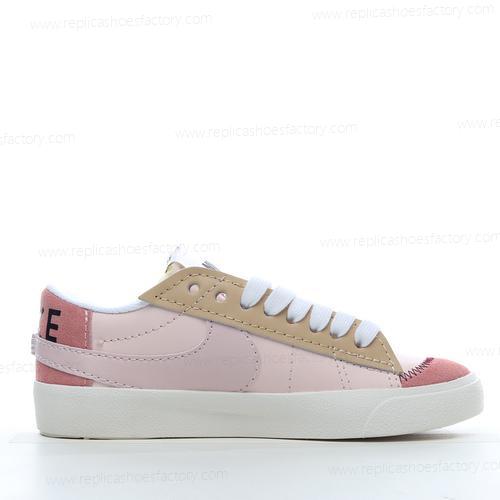 Replica Nike Blazer Low 77 Jumbo Mens and Womens Shoes White Pink DQ1470601