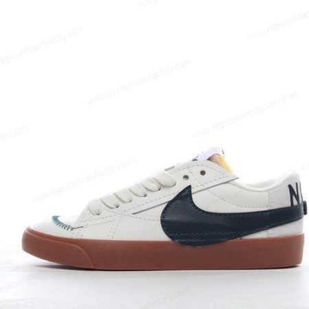 Replica Nike Blazer Low 77 Jumbo WNTR Men’s and Women’s Shoes ‘White Brown Balck’ DR9865-101