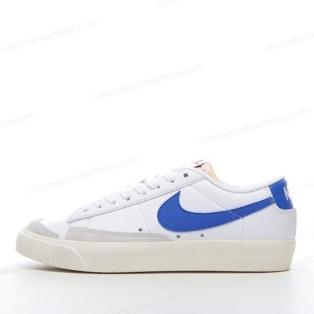 Replica Nike Blazer Low 77 Vintage Men’s and Women’s Shoes ‘Blue White’ DA6364-107