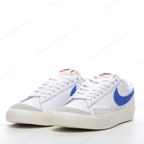 Replica Nike Blazer Low 77 Vintage Mens and Womens Shoes Blue White DA6364107