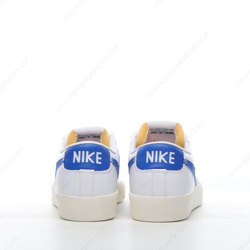 Replica Nike Blazer Low 77 Vintage Mens and Womens Shoes Blue White DA6364107