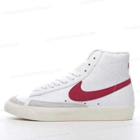 Replica Nike Blazer Mid 77 Vintage Men’s and Women’s Shoes ‘White Red’ CZ1055-102
