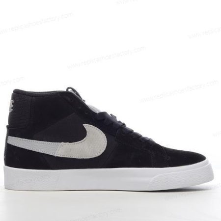 Replica Nike Blazer Mid Men’s and Women’s Shoes ‘Black Grey’ DA8854-001