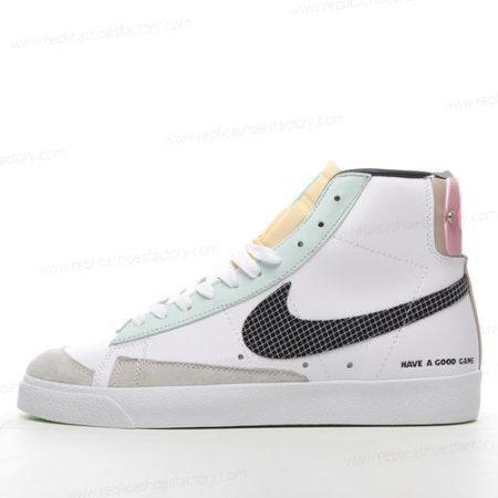 Replica Nike Blazer Mid Men’s and Women’s Shoes ‘White Black’ DO2331-101