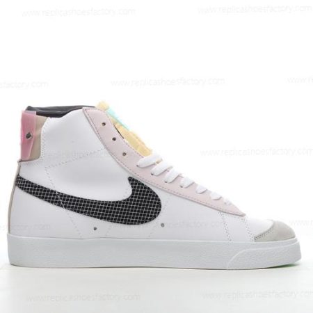 Replica Nike Blazer Mid Men’s and Women’s Shoes ‘White Black’ DO2331-101