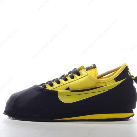 Replica Nike Cortez SP Men’s and Women’s Shoes ‘Black Yellow’ DZ3239-001