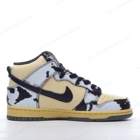 Replica Nike Dunk High 1985 Men’s and Women’s Shoes ‘Black Yellow’ DD9404-700