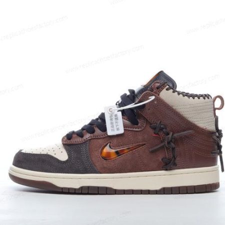 Replica Nike Dunk High Men’s and Women’s Shoes ‘Brown’ CZ8125-200