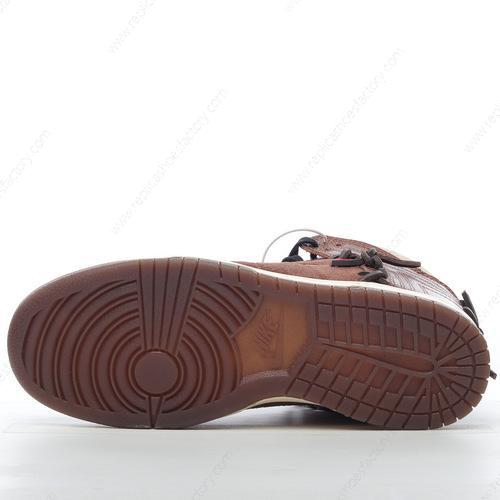 Replica Nike Dunk High Mens and Womens Shoes Brown CZ8125200