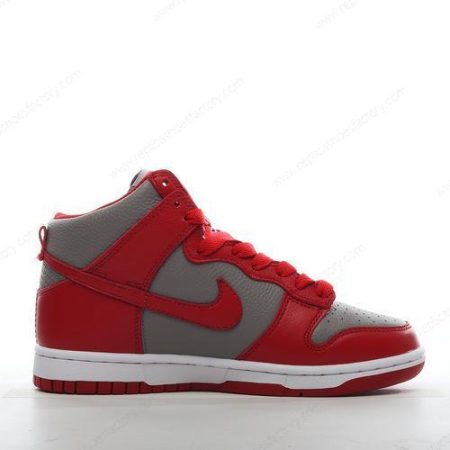 Replica Nike Dunk High Men’s and Women’s Shoes ‘Grey Red’ 850477-001