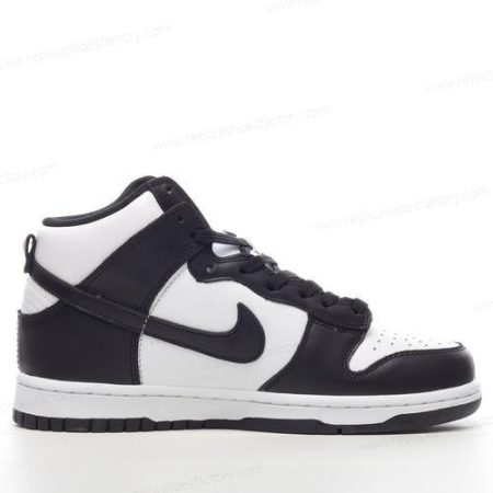 Replica Nike Dunk High Men’s and Women’s Shoes ‘White Black’ DD1399-105