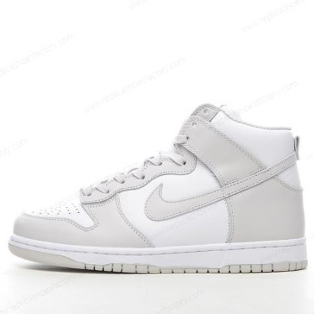 Replica Nike Dunk High Men’s and Women’s Shoes ‘White Grey’ DD1399-100