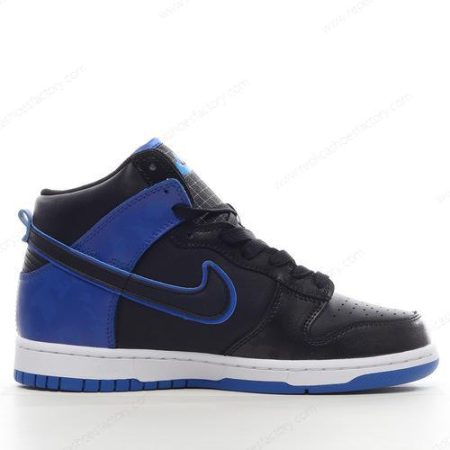 Replica Nike Dunk High SE Men’s and Women’s Shoes ‘Black White Blue’ DD3359-001