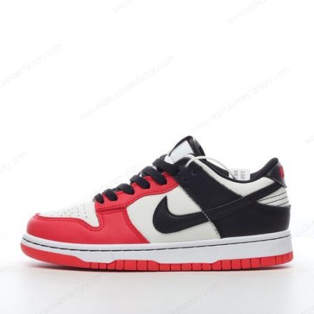 Replica Nike Dunk Low EMB Men’s and Women’s Shoes ‘Black Red White’ DO6288-100