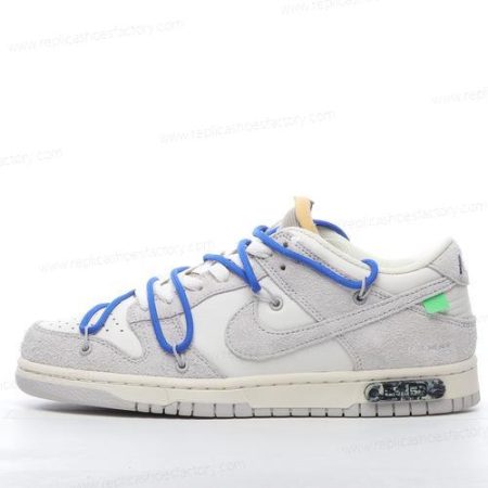 Replica Nike Dunk Low x Off-White Men’s and Women’s Shoes ‘Grey White’ DJ0950-104