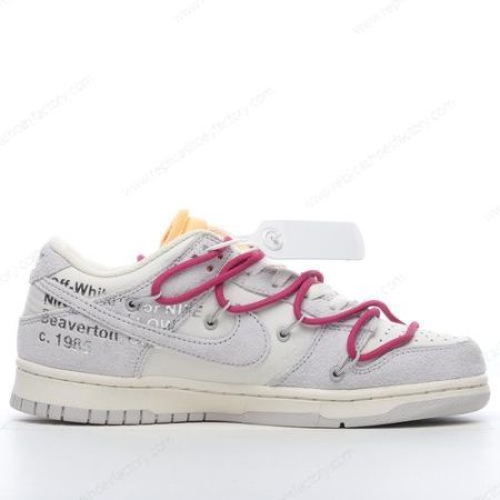Replica Nike Dunk Low x Off-White Men’s and Women’s Shoes ‘Grey White’ DJ0950-114