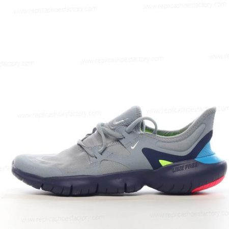Replica Nike Free RN 5 Men’s and Women’s Shoes ‘Blue Grey’