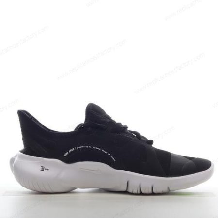 Replica Nike Free Run 5.0 Men’s and Women’s Shoes ‘Black White’ AQ1289-003