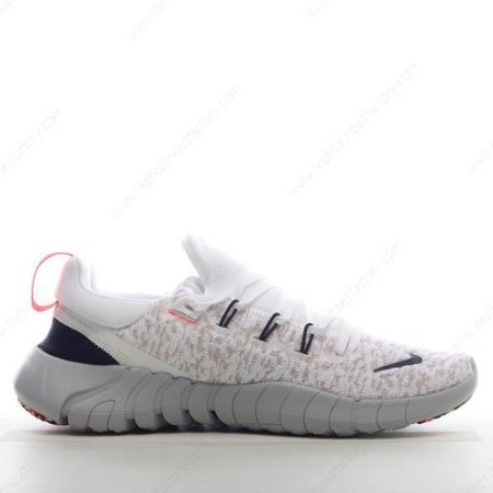 Replica Nike Free Run 5.0 Men’s and Women’s Shoes ‘White Blue Red’ CZ1884-103