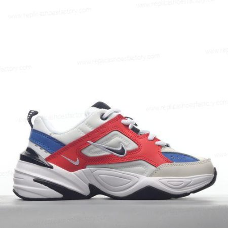 Replica Nike M2K Tekno Men’s and Women’s Shoes ‘White Black Orange’ AO3108-101