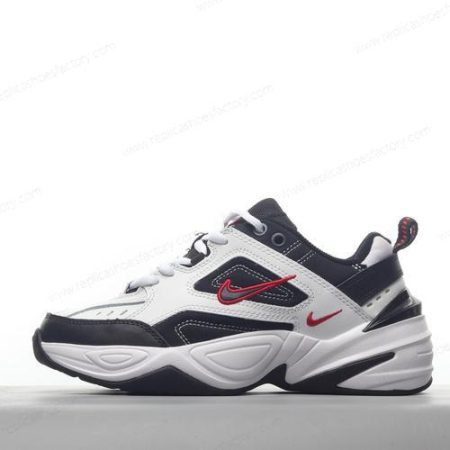 Replica Nike M2K Tekno Men’s and Women’s Shoes ‘White Black Red’ AV4789-104