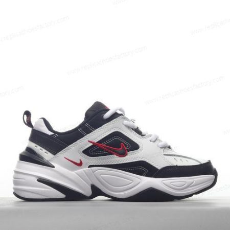 Replica Nike M2K Tekno Men’s and Women’s Shoes ‘White Black Red’ AV4789-104