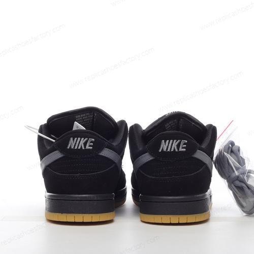 Replica Nike SB Dunk Low Mens and Womens Shoes Black BQ6817010