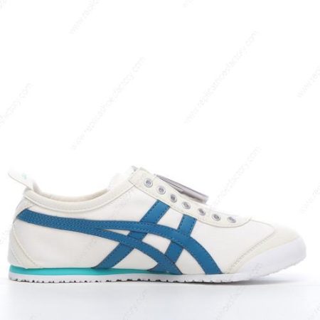 Replica Onitsuka Tiger Mexico 66 Men’s and Women’s Shoes ‘White Green Blue’ D3K5N-0146