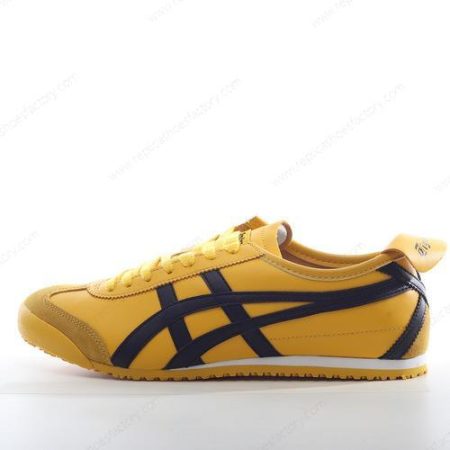 Replica Onitsuka Tiger Mexico 66 Men’s and Women’s Shoes ‘Yellow Black’