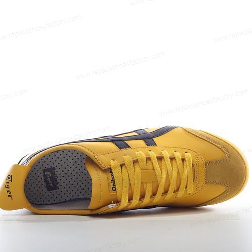 Replica Onitsuka Tiger Mexico 66 Mens and Womens Shoes Yellow Black