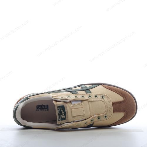 Replica Onitsuka Tiger Tokuten Mens and Womens Shoes Beige Green 1183C086250