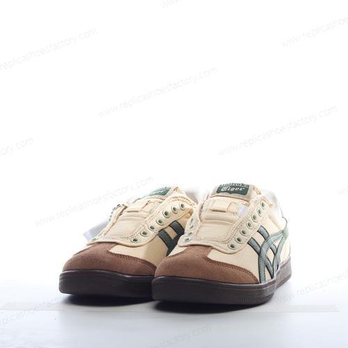 Replica Onitsuka Tiger Tokuten Mens and Womens Shoes Beige Green 1183C086250