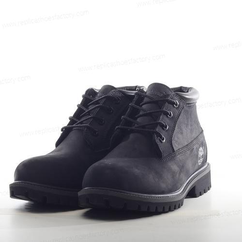 Replica Timberland Nellie Waterproof Chukka Boots Mens and Womens Shoes Black TB023398001