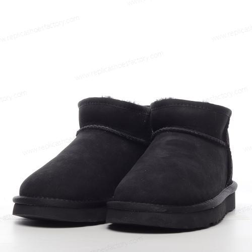 Replica UGG Classic Ultra Mini Twinface Boot Mens and Womens Shoes Black
