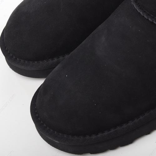 Replica UGG Classic Ultra Mini Twinface Boot Mens and Womens Shoes Black